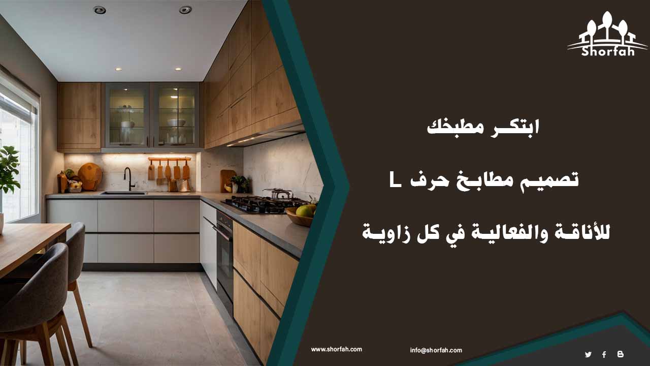 مميزات تصميم مطابخ حرف L